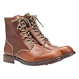 VOSMII Stiefel Herren Stiefel Echtes Leder Stiefeletten Lederstiefel für Herren(11)