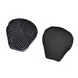 SHOOYIO Motorrad-Gelkissen, Airflows-Mesh-Sitzbezug, bequemes Polster für verbesserte Belüftung, Komfort, gelgekühltes Motorrad-Sitzkissen