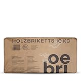 PALIGO Holzbriketts Ruf Premium 10kg x 2 Gebinde 20kg 1 Paket Weichholzbriketts Kaminbriketts Ofenbriketts Brennholz Brikett Gluthalter Briketts Oebri