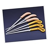 Gogogmee Handliche Gartensägen mit Holzgriff Rostfrei Wasserfest Vielseitig zum Schneiden Beschneiden und Trimmen von Ästen und Bäumen Langlebig und Komfortabel für Garten und Holzarbeiten