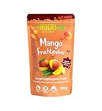 NutriPur Mango Fruchtpulver: 100g Fruchtpulver gefriergetrocknet und fein gemahlen – Getrocknete Früchte ohne Zucker Zusatz – Mango Pulver - Gefriergetrocknete Früchte