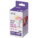 WiZ Tunable White and Color LED Spot, GU10, dimmbar,warm -bis kaltweiß, 16 Mio. Farben, 50W, smarte Steuerung per App/Stimme über WLAN