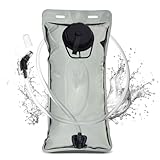 CKE Trinkblase 2L, Wasserblase 2l Trinksystem für Rucksack Trinksack Hydration Bladder 2 Liter Trinkblasen Trinkbeutel Camelbak Ersatz Trinkblase