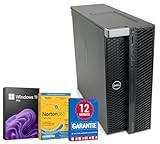 Dell Precision 5820 PC Computer Intel Xeon-W2133@ bis zu 3,9 GHz 16 GB 512 GB SSD mit Windows 11 Pro & GRATIS Bluetooth, WLAN & Antiviren-Software inkl. 12 Monate Garantie