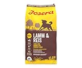 JOSERA Lamm & Reis (1 x 12,5 kg) | Adult | Premium Trockenfutter für ausgewachsene Hunde | Reis & Lamm als einzige tierische Proteinquelle | besonders gut verträglich | weizenfrei | 1er Pack