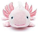 Uni-Toys - Axolotl (rosa) - 32 cm (Länge) - Plüsch-Wassertier - Plüschtier, Kuscheltier