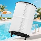27002-0100S Pool-Filterkartuschen, Ersatz für Sta-Rite 27002-0100S Pool- und Spa-Filter, kompatibel mit Pentair Sta-Rite PLM100 und System 2 Filtermodularmedien, 100 m²