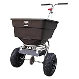 Texas CS6000S Streuwagen | bis zu 300 cm Arbeitsbreite | 58 Liter Fassungsvermögen | Geeignet für Samen, Dünger und Salz