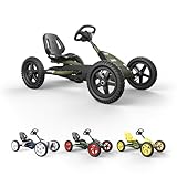 Bergtoys Jeep Junior Buddy Pedal-Gokart, grün, Kinderspielzeug geeignet für Kinder im Alter von 3-8 Jahren