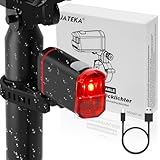 Fahrrad Rücklicht LED Fahrradrücklicht USB-C Aufladbar StVZO Zugelassen Rücklicht Fahrrad Wasserdicht LED Akku Fahrradrücklichter für Fahrrad Ebike Fahrradlicht hinten Rennrad MTB