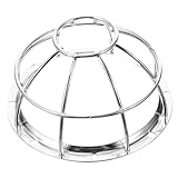 POPETPOP Abdeckung Robustem Material Schutz Für Kopfabdeckung Für Rauchwarnmelder Silberner Halterung Schutz