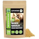 Alpi Nature Ingwerpulver BIO 250g, bio Ingwer gemahlen, Ingwerwurzel Pulver
