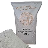 Mühlen Roggenmehl 10kg Typ 815 frisch aus der Rätze-Mühle in bester Qualität 100% regional und naturbelassen