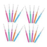 Veemoon 50 Stück Interdentalbürsten für aus PP und Edelstahl Langlebige Reinigungsbürsten in Farben Kompakt und Tragbar für Zahnzwischenräume und Mundhygiene