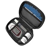 Diabetiker tasche, Tasche für Blutzuckermessgerät,Insulin-Pen,Teststreifen, Testkit, Medikamente Lanzettenund und andere Diabetes Supplies..Diabetes Supplies Case, Diabetes Reisetasche Schwarz