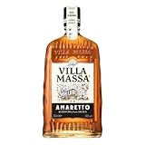 Villa Massa Amaretto (1x0,7l) 30% vol., aus echten sizilianischen Mandeln, süßer und weicher Mandellikör mit exquisiten Zutaten,mit Marzipannuancen, pur oder mit Eis genießen