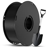 ANYCUBIC ABS Filament 1,75mm, 3D Drucker Filament für Starke und Llanglebige Komponenten, Hoch Temperaturbeständiges, Intelligente Identifikation 1KG Schwarz