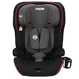 Nania Dallas Autositz, 76–150 cm, 9 bis 36 kg, 15 Monate bis 12 Jahre, Kopfstütze verstellbar mit 12 Einstellungen, Seitenschutz, abnehmbarer und waschbarer Bezug, Getränkehalter