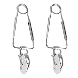 2 Stück Edelstahl-Schneckenzangen/rutschfeste Lebensmittelzange/Kochutensilien/Mini-Schnecken-Clip-Klemmgeschirr
