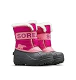 Sorel KIDS SNOW COMMANDER Schneestiefel für Unisex Baby, Rot (Tropic Pink x Deep Blush) - Children, 26 EU