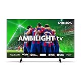 Philips Ambilight 43PUS8309 4K LED Smart TV - 43-Zoll Display mit Pixel-präziser Ultra HD, Titan OS Plattform und Dolby Atmos-Klang - Funktioniert mit Alexa und Google Sprachassistent – Matt Schwarz