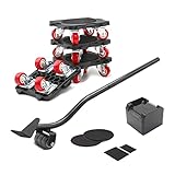 ONEON Möbel Transportroller Set, Stück Möbel Gleitsystem mit Möbelheber, Möbeltransport Set mit Möbelroller, 360 Grad drehbar Rads, Umzugshelfer möbeltransportrollen