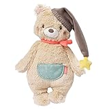 Fehn Kuscheltier Bär Bruno – Weicher Teddybär für Neugeborene als Einschlafhilfe - Stofftier zum Greifen, Fühlen und Knuddeln – Plüschtier Teddy geeignet für Babys und Kleinkinder ab 0+ Monaten