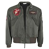 CoolChange Bomberjacke von Maverick | Pete Mitchell Militär Jacke | Größe: S