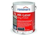 Remmers HK-Lasur 3in1 Grey-Protect anthrazitgrau, 5 Liter, Holzlasur aussen, 3n1: Imprägnierung, Grundierung & Lasur, Holzschutz vor Feuchtigkeit & UV-Strahlung