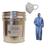 24Kg Mike Sanders Korrosionsschutzfett Hohlraumversiegelung + Overall + Maske