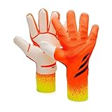 FDOSIJFOS Torwarthandschuhe, Fußball-Torwarthandschuhe, Torwart-Trainingshandschuhe, starker Griff, rutschfest und atmungsaktiv, for Erwachsene Kinder(10)