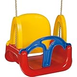 Simba 107174109 - 3 in 1 Schaukel, Seil vormontiert, Schaukelhöhe ca. 120cm, Sitzbreite 28cm