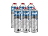 JLM Bremsenreiniger Spray - Effektive Reinigung von Schmutz, Öl und Bremsstaub von Bremsscheiben, Bremsbelägen & Kupplungsteilen - 6 x 500ml Sprühdose