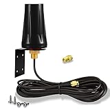 Bingfu 4G LTE Antenne Outdoor 5dBi SMA Stecker Antenne Außenwandmontage wasserdichte für 4G LTE Router Gateway Modem Hotspot Trail Kamera Smart Home Energie Monitor
