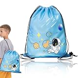 Kinder-Rucksack mit Kordelzug – Sport-Turnbeutel, wasserdicht, für Strand, Schwimmen, Schule, Reisen, Turnbeutel für Jungen, Turnbeutel mit Kordelzug für den Kindergarten