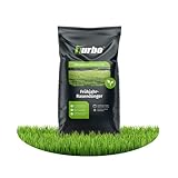 Turbogrün Rasendünger Frühjahr 10kg, gesunder Rasen verdrängt Moos, Ideal für Frühjahr und Sommer, geeignet für Streuwagen, staubarmes Granulat, Rasen dünger