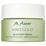 M. Asam VINO GOLD 24h Gesichtscreme (50 ml) – 24h Tagescreme & Nachtcreme gegen Linien & Fältchen, starker Schutz vor vorzeitiger Hautalterung, Anti-Aging, vegane Feuchtigkeitscreme