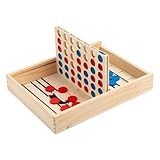 Brettspiel-Kombi-Set, Multi-Game-Schachbrett-Set - 5-in-1-Brettspiel aus Holz, Schach, hüpfendes Schach - Tragbares Reisespielzeug, interaktives Tischspiel für Jugendliche, Kinder und Erwachsene