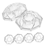 SOIMISS 5 Stück Teiliges Diamantförmige Kunststoff Footswitch Topper Robuste Gitarreneffekt Pedal Schutzkappen Rutschfeste Pedalabdeckungen für Komfortable Bedienung und Langlebigen