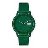 Lacoste Analog Quarzuhr für Herren Kollektion LACOSTE.12.12 mit Grünes Silikonarmband - 2011170