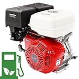 WSIKGHU Benzinmotor 15 PS Standmotor Kartmotor Industriemotor mit 25 mm Ø Welle 4-Takt Motor 420CC 9700W Luftgekühlter Viertaktmotor