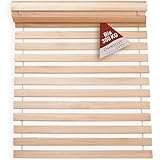 Chirollet® Premium Rollrost Passend für 100x200 cm große Betten | Ohne Montage & absolut rutschsicher | Belastbar bis 300 kg | Made in Germany | Roll-Lattenrost Vollholz | 10 Jahre Garantie