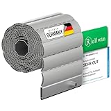 Rollwin Rollladen GRAU - PVC Rolladen nach Maß - Mini & Maxi Profil Kunststoff Lamellen Hohlkammer PVC Rollo aus Deutscher Produktion SELBST KONFIGURIEREN »»