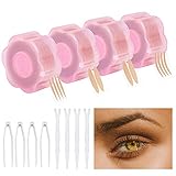 2400 Stück Schlupflider Stripes, Augenlid Stripes Unsichtbar, Zur Lidstraffung Ohne OP, Wasserfest 24h Halt Eyelid Lifting Stripes, Klebestreifen Gegen Eyelid Lifting Stripes Mit Gabelstangen Pinzette