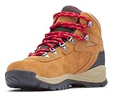 Columbia Newton Ridge Plus WP Amped wasserdichte Wanderstiefel für Damen, Braun (Elk x Mountain Red), 40 EU