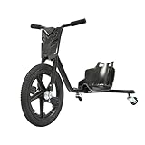 ROGONPDK Kinder Drift Trike Drift-Trike dreirädriges Fahrrad für Kinder Drift Kart für Kinder für Kinder Fahren zu Lernen oder Spaß Schwarz Lightning Tragfähigkeit 100kg mit Hinterrad