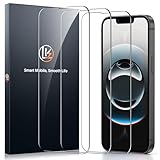 LK Schutzfolie für iPhone 13/13 Pro, für iPhone 14 Pro/16e für Panzerglas, 9H Härte Stoßfest Kratzfest Panzerfolie, 0.33mm Ultra Klar Folie, 3 Stück HD Schutzglas, Ultrabeständig Glasfolie(6,1')