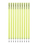 Cawila Academy Slalomstangen 10er Set, 100cm Länge, gelb