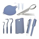 Rrlihjgu Zeckenentferner für Hunde, Flohentferner, leichtes Werkzeug zum Entfernen von Zecken und Flöhen bei Hunden, Kätzchen und Welpen