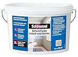 SchimmelX Schutzfarbe Wand und Decke 5,0 l | hochdeckende Spezialfarbe | für Küche, Bad und Wohnbereich | scheuerbeständig | Lösemittelfrei | Innenbereich